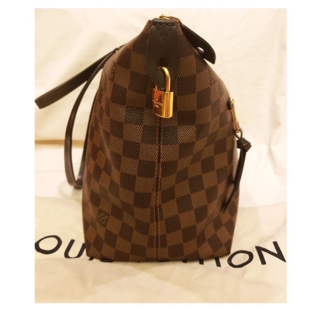 Louis Vuitton Made in France Large Handbag/Shoulder Bag Ebene Iena MM #FL4199 - Picture 6 of 16